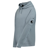 CP Company Lens Diagonal Raised Hooded Fleece Stormy Weather - Boinclo - Outlet Sale Under Retail