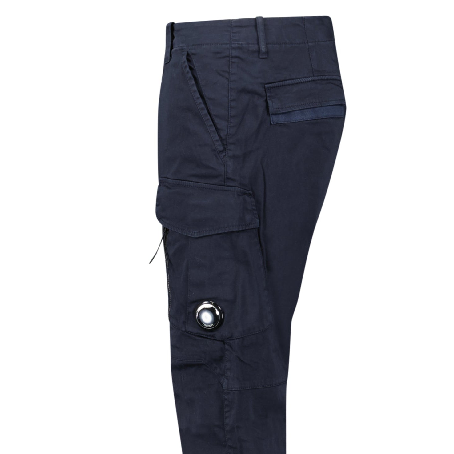 CP Company Lens Garment Dyed Ergonomic Cargo Pants Navy - Outlet
