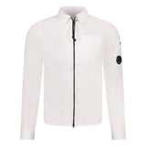 CP Company Lens Pocket Overshirt White - Boinclo - Outlet Sale Under Retail