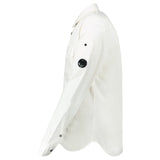 CP Company Lens Safari Shirt Gauze White - Boinclo - Outlet Sale Under Retail