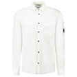 CP Company Lens Safari Shirt Gauze White - Boinclo - Outlet Sale Under Retail