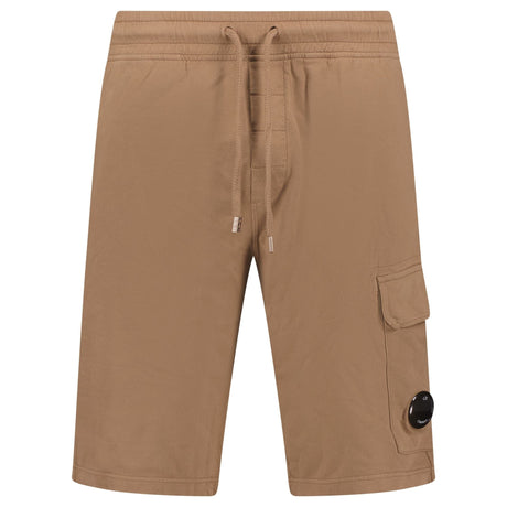 CP Company Lens Shorts Front Logo Brown - Boinclo - Outlet Sale Under Retail