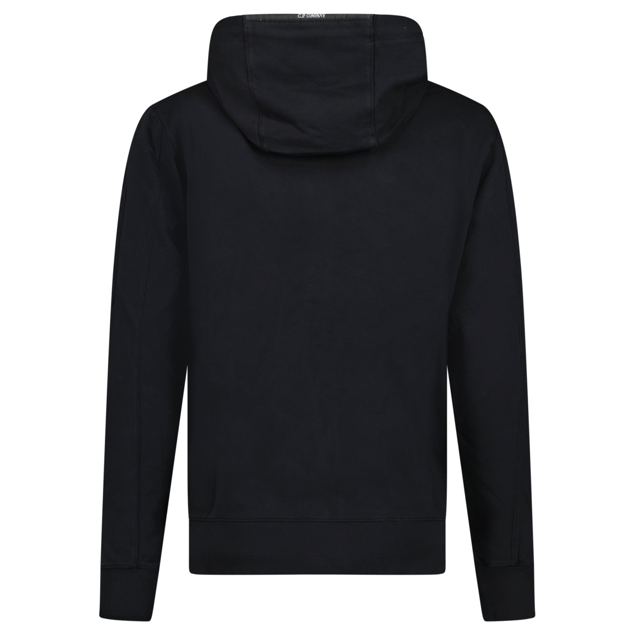 【C.P. Company】 24SS Light Fleece Zipped Hoodie Black CP-Company-Light-Fleece-Zipped