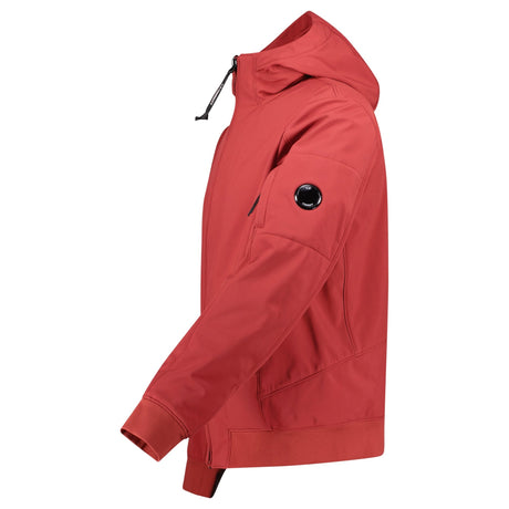 CP Company Shell - R Detachable Hooded Jacket in Ketchup Red - Boinclo - Outlet Sale Under Retail