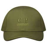 CP Company Shell - R Logo Cap in Khaki - Boinclo - Outlet Sale Under Retail