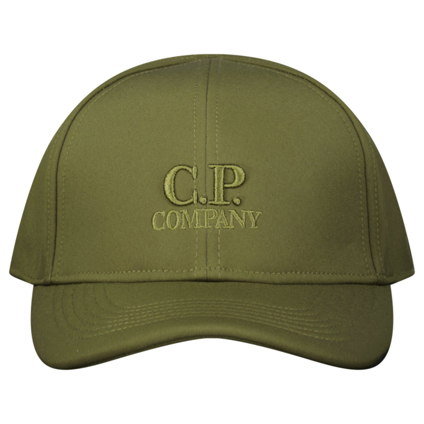 CP Company Shell - R Logo Cap in Khaki - Boinclo - Outlet Sale Under Retail
