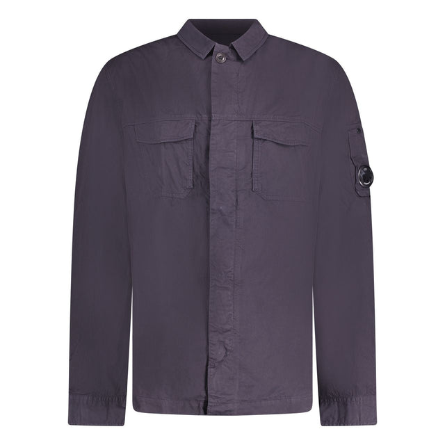 CP Company Stretch Gabardine Overshirt Navy - Boinclo - Outlet Sale Under Retail