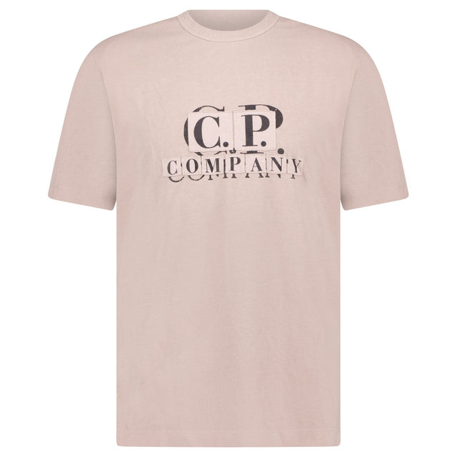 CP Company T-Shirt Front Logo Grey - Boinclo - Outlet Sale Under Retail