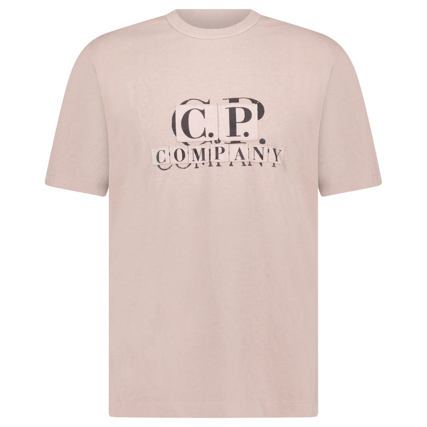 CP Company T-Shirt Front Logo Grey - Boinclo - Outlet Sale Under Retail