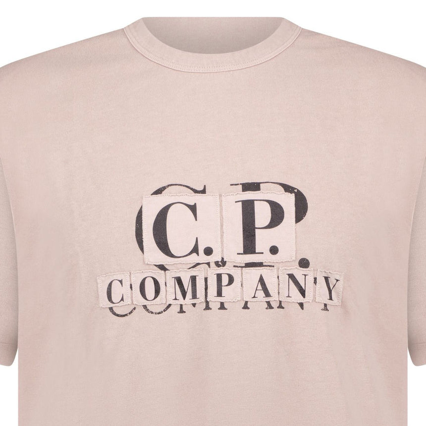 CP Company T-Shirt Front Logo Grey - Boinclo - Outlet Sale Under Retail