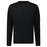 C.P. Company Vanisé Crewneck Sweater Navy/Green - Boinclo - Outlet Sale Under Retail