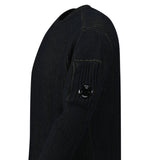 C.P. Company Vanisé Crewneck Sweater Navy/Green - Boinclo - Outlet Sale Under Retail
