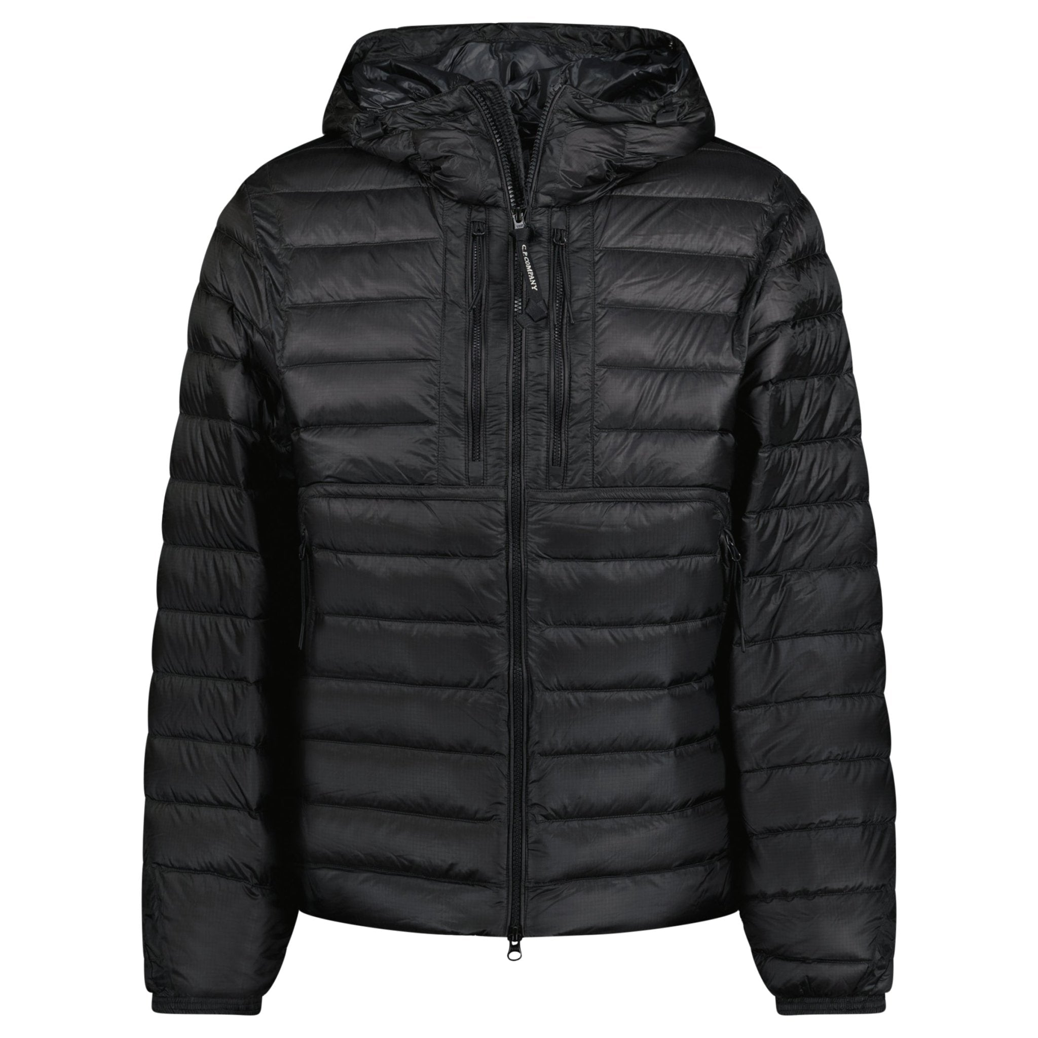 ジャケット・アウター C.P. COMPANY GOGGLE DOWN JACKET BLACK C.P. Company D.D. Shell Goggle Down Jacket 17CMOW073A