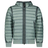CP Company D.D. Shell Down Hooded Lens Jacket in Silver Blue - Boinclo - Outlet Sale Under Retail
