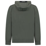 CP Company Diagonal Raised Fleece Hooded Lens Sweatshirt in Gunmetal Grey - Boinclo - Outlet Sale Under Retail