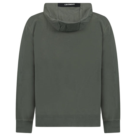 CP Company Diagonal Raised Fleece Hooded Lens Sweatshirt in Gunmetal Grey - Boinclo - Outlet Sale Under Retail