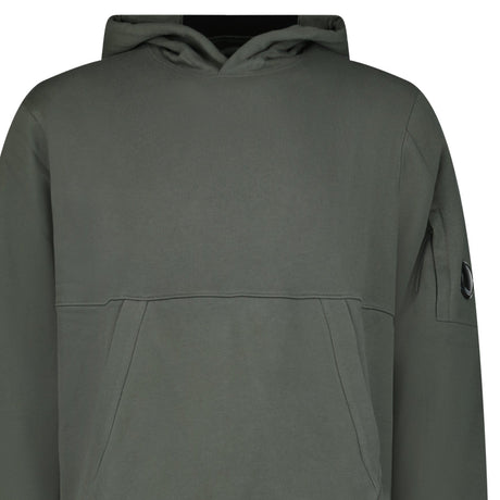 CP Company Diagonal Raised Fleece Hooded Lens Sweatshirt in Gunmetal Grey - Boinclo - Outlet Sale Under Retail