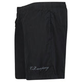 CP Company Eco - Chrome R Logo Embroidery Swim Shorts in Black - Boinclo - Outlet Sale Under Retail