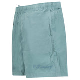 CP Company Eco - Chrome R Logo Embroidery Swim Shorts in Silver Blue - Boinclo - Outlet Sale Under Retail