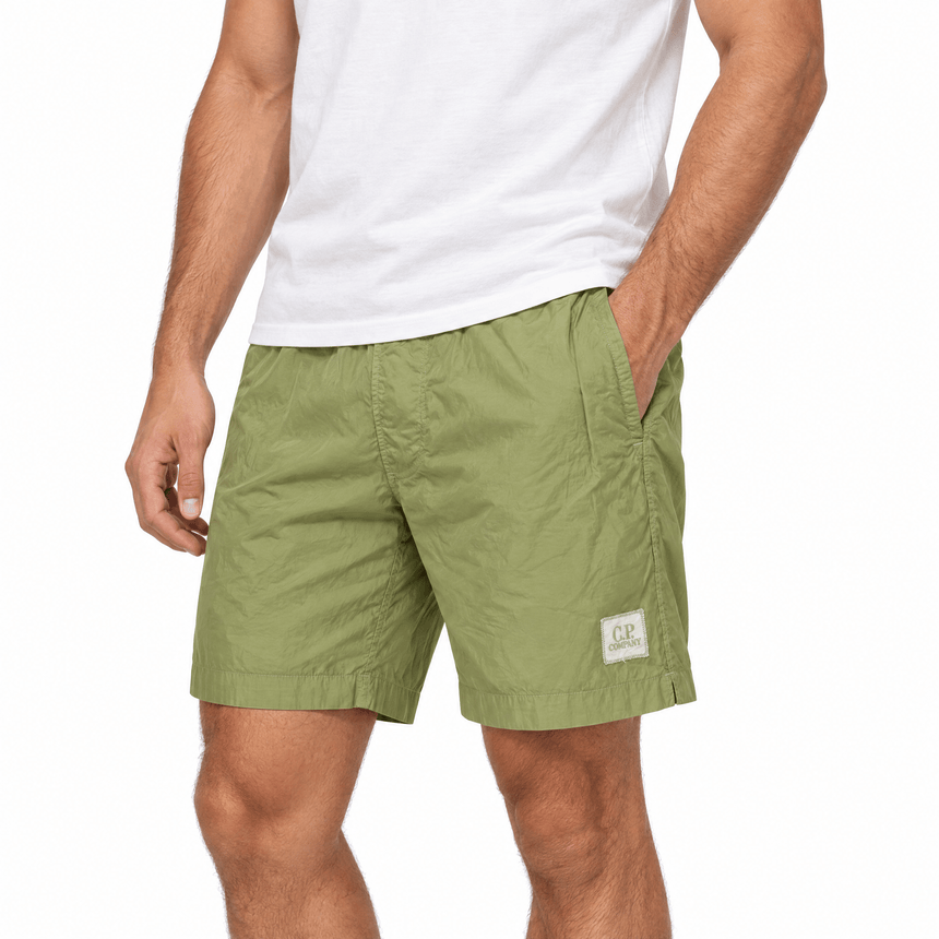 CP Company Eco-Chrome R Swim Shorts in Moss Green - Boinclo - Outlet Sale Under Retail