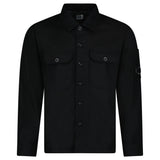 CP Company Felt Lens Overshirt in Black - Boinclo - Outlet Sale Under Retail