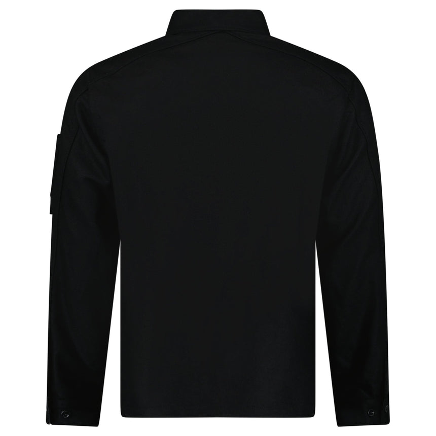 CP Company Felt Lens Overshirt in Black - Boinclo - Outlet Sale Under Retail
