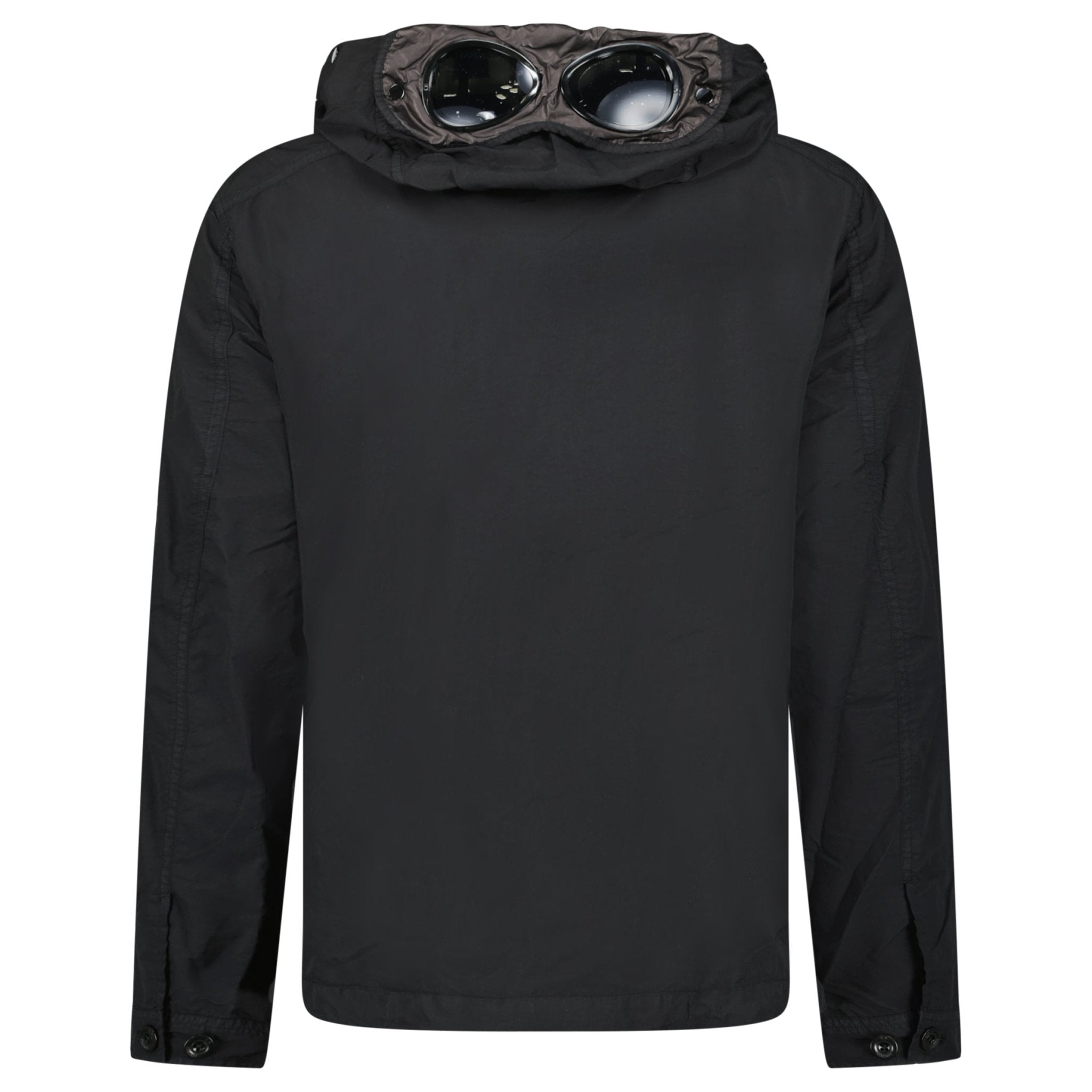 CP Company Flatt Nylon Black Goggle Over-shirt - Outlet Sale Under