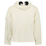 CP Company Flatt Nylon Goggle Jacket in Frozen Dew White - Boinclo - Outlet Sale Under Retail