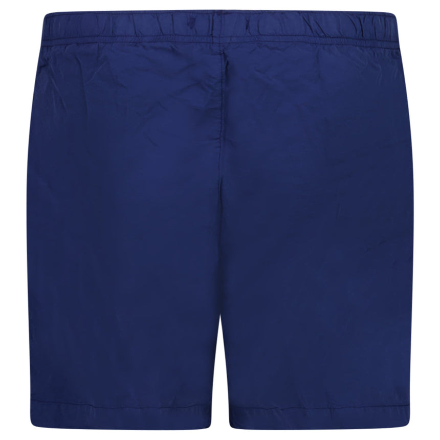 CP Company Flatt Nylon Lens Swim Shorts Blue Print - Boinclo - Outlet Sale Under Retail