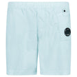 CP Company Flatt Nylon Lens Swim Shorts Misty Blue - Boinclo - Outlet Sale Under Retail
