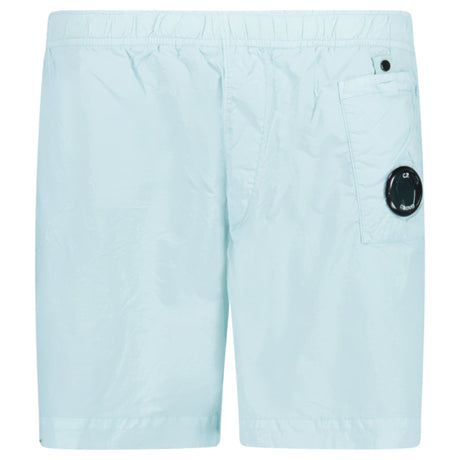 CP Company Flatt Nylon Lens Swim Shorts Misty Blue - Boinclo - Outlet Sale Under Retail
