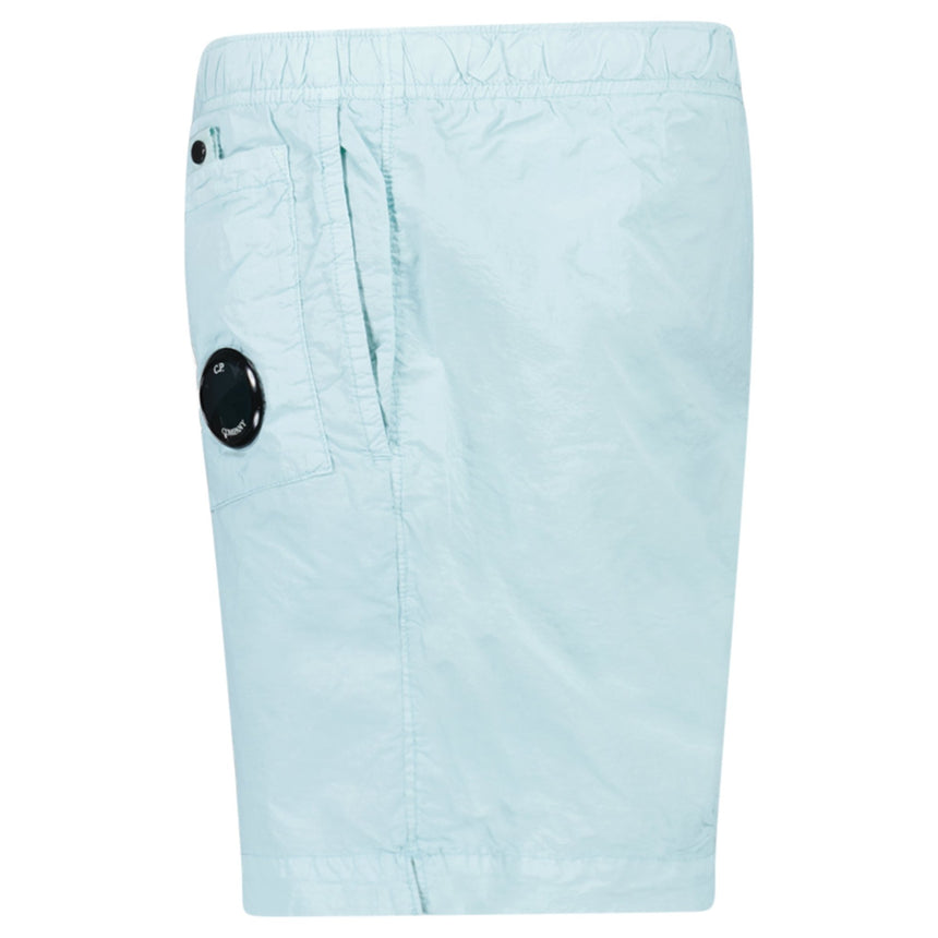 CP Company Flatt Nylon Lens Swim Shorts Misty Blue - Boinclo - Outlet Sale Under Retail