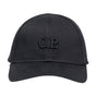 CP Company Gabardine Logo Cap in Black - Boinclo - Outlet Sale Under Retail