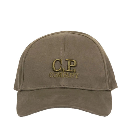CP Company Gabardine Logo Cap in Ivy Green - Boinclo - Outlet Sale Under Retail