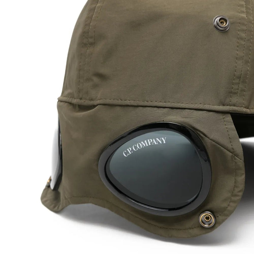 CP Company Goggle Chrome-R Cap Ivy Green - Boinclo - Outlet Sale Under Retail