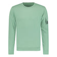 CP COMPANY GREEN BAY LIGHT FLEECE CREW NECK - Boinclo ltd - Outlet Sale Under Retail