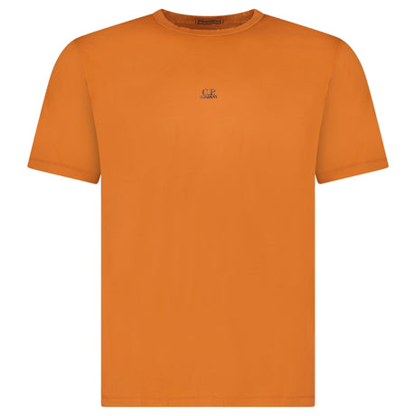 C.P. Company Jersey Crewneck T-Shirt in Orange - Boinclo - Outlet Sale Under Retail