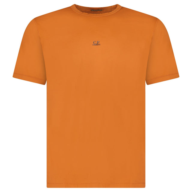 C.P. Company Jersey Crewneck T-Shirt in Orange - Boinclo - Outlet Sale Under Retail