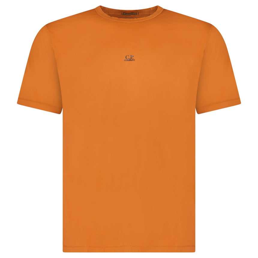 C.P. Company Jersey Crewneck T-Shirt in Orange - Boinclo - Outlet Sale Under Retail