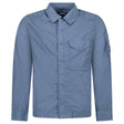 CP Company Lens Chrome-R Button Overshirt Jacket in India Ink - Boinclo - Outlet Sale Under Retail