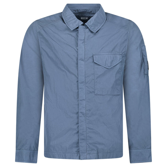 CP Company Lens Chrome-R Button Overshirt Jacket in India Ink - Boinclo - Outlet Sale Under Retail