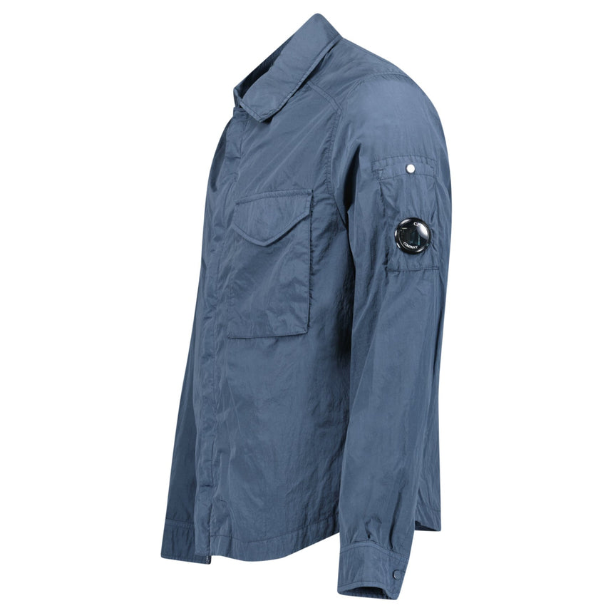 CP Company Lens Chrome-R Button Overshirt Jacket in India Ink - Boinclo - Outlet Sale Under Retail