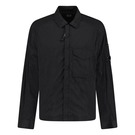 CP Company Lens Chrome - R Zip - Up Jacket Black - Boinclo - Outlet Sale Under Retail