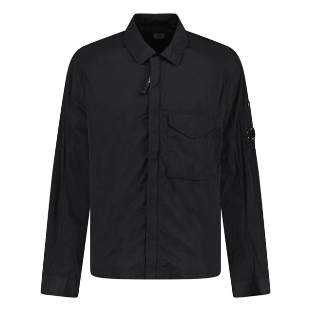 CP Company Lens Chrome - R Zip - Up Jacket Black - Boinclo - Outlet Sale Under Retail