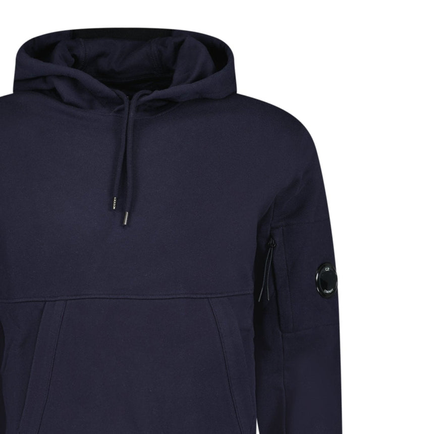 CP Company Lens Diagonal Raised Hooded Fleece Navy - Boinclo - Outlet Sale Under Retail