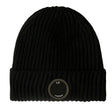 CP Company Lens Extra Fine Merino Wool Beanie Black - Boinclo - Outlet Sale Under Retail
