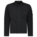 CP Company Lens Overshirt in Black - Boinclo - Outlet Sale Under Retail