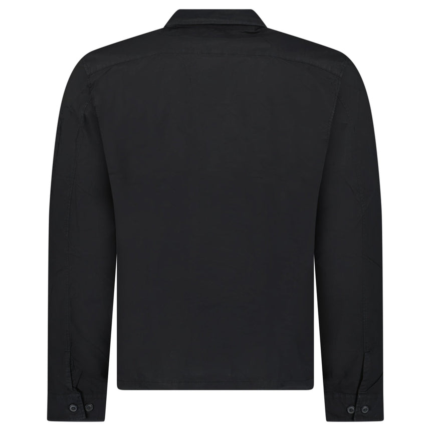 CP Company Lens Overshirt in Black - Boinclo - Outlet Sale Under Retail