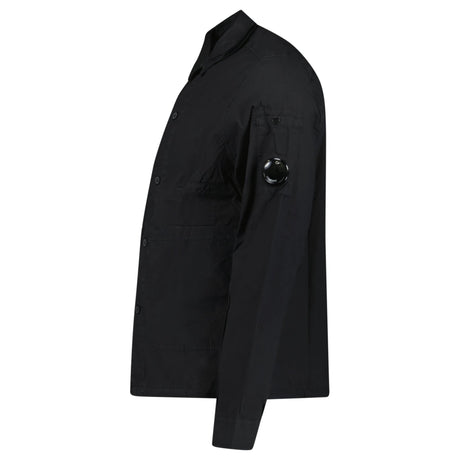 CP Company Lens Overshirt in Black - Boinclo - Outlet Sale Under Retail