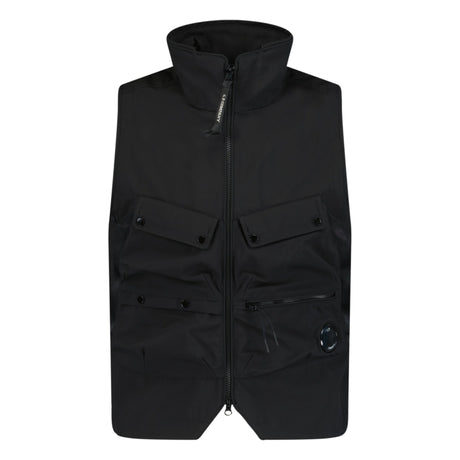 CP Company Lens Shell - R Vest Black - Boinclo ltd - Outlet Sale Under Retail